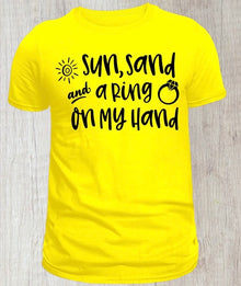  Sun, Sand, And Ring Tee - Southern Obsession Co. 