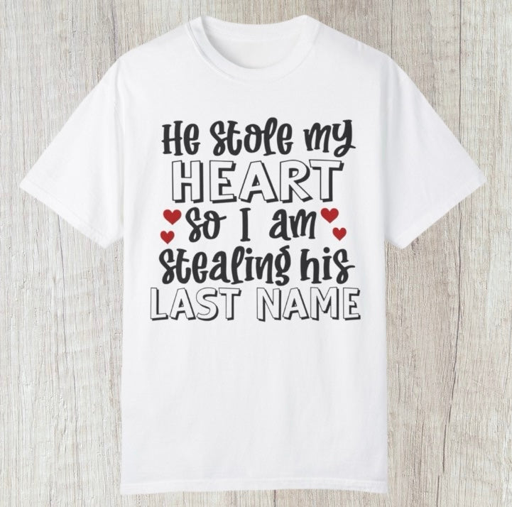 Stealing Last Name Tee - Southern Obsession Co. 