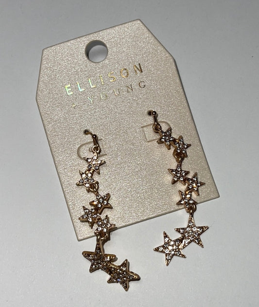 Line Dancing Star Earrings - Southern Obsession Co. 