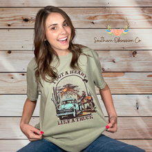 Heart Like A Truck Tee - Southern Obsession Co. 