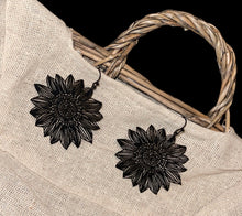  Black Sunflower Earrings - Southern Obsession Co. 
