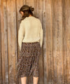 Mocha Floral Skirt - Southern Obsession Co. 