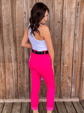 Load image into Gallery viewer, Fuchsia Skinny Pants
