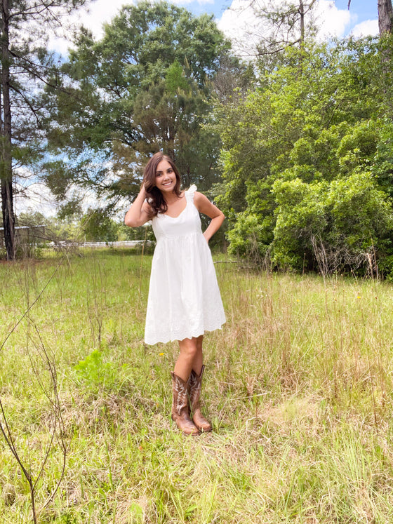Lovable White Dress - Southern Obsession Co. 