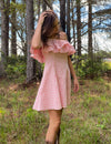Pink Coral Picnic Dress - Southern Obsession Co. 