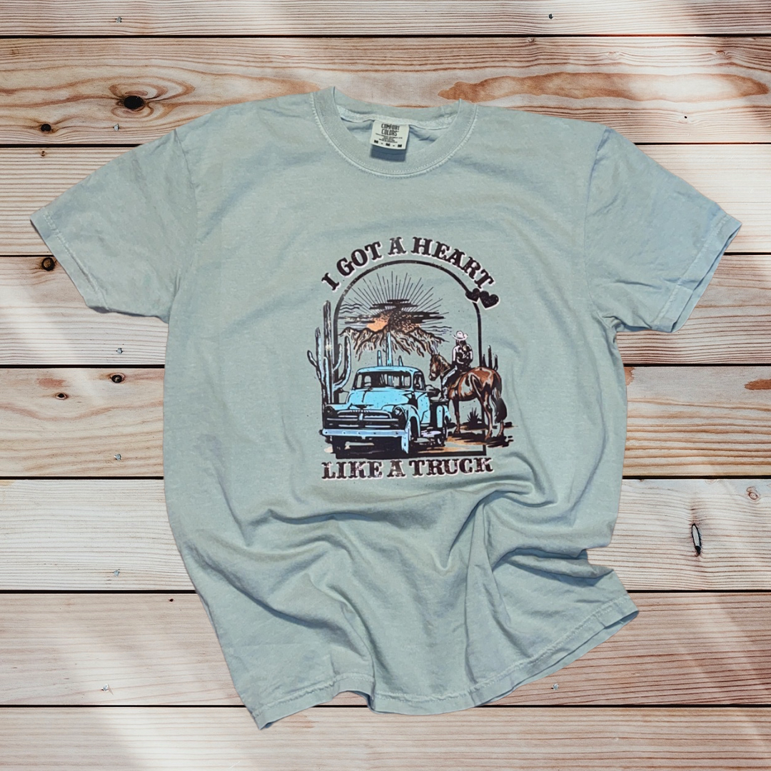 Heart Like A Truck Tee - Southern Obsession Co. 