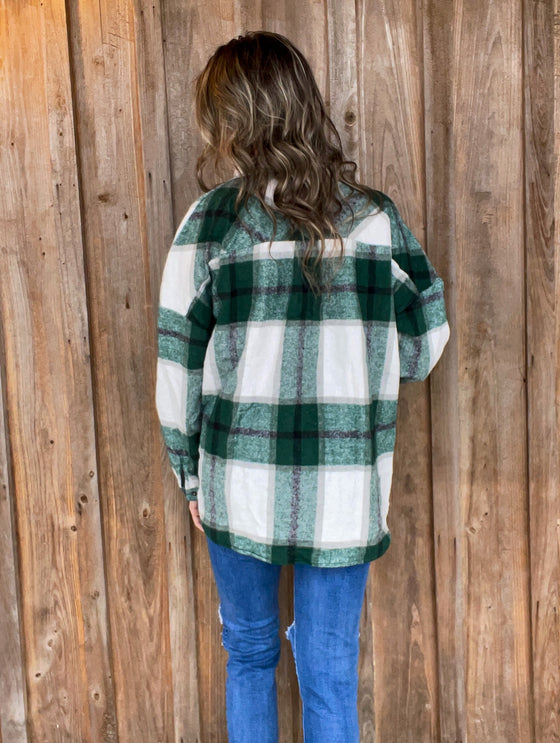Green Oversized Plaid - Southern Obsession Co. 