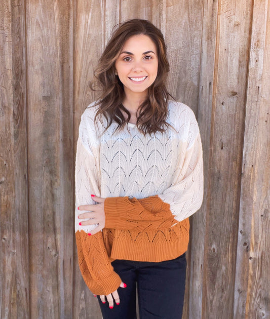 Khaki Knitted Top - Southern Obsession Co. 