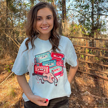 Load image into Gallery viewer, Cassette Tapes Love Songs Tee
