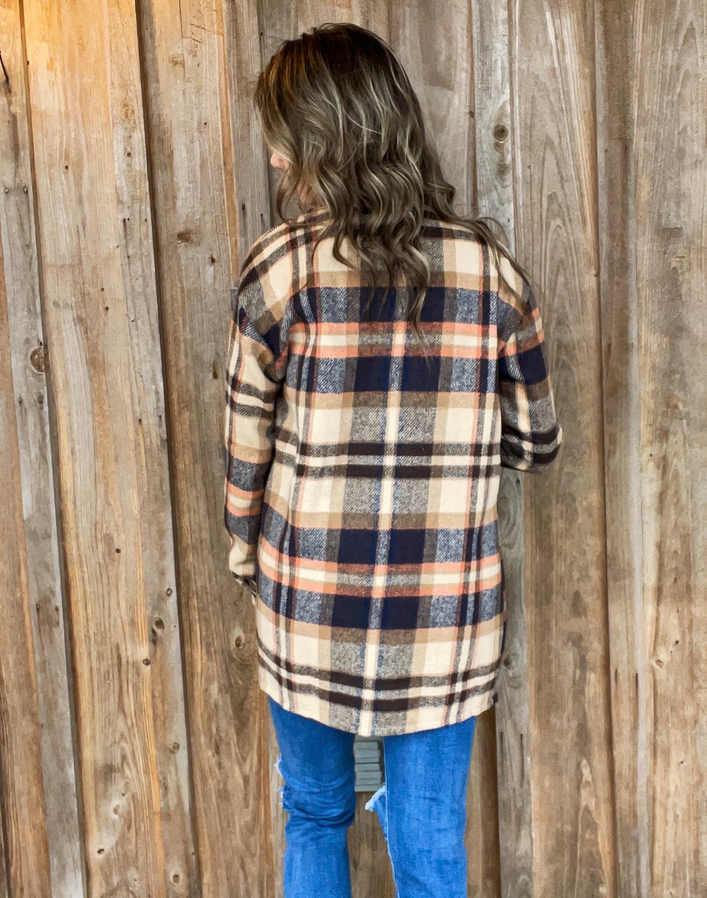 Orange Woolen Plaid - Southern Obsession Co. 