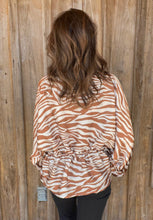 Load image into Gallery viewer, Zebra Satin Top
